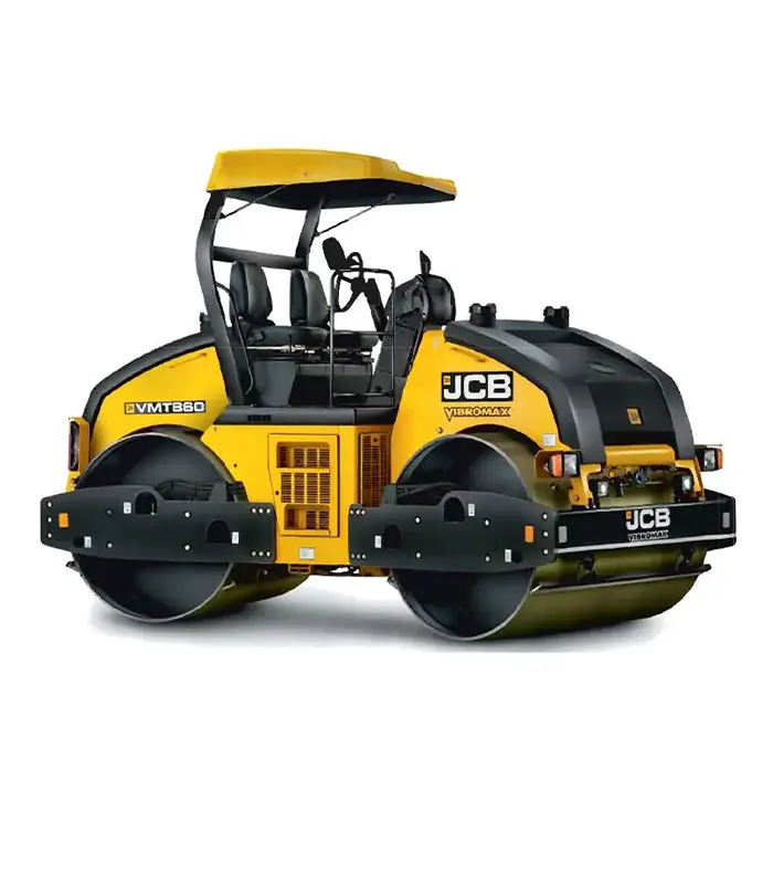 Xe lu hai bánh JCB VMT860 Cụm ghế ngồi tích hợp tay chang có khả năng trượt ngang kết hợp cùng thiết kế khung xe tối giản mang lại góc nhìn bao quát. Tài xế lái máy có thể quan sát trực tiếp mép trống lu, đảm bảo thao tác an toàn và chuẩn xác đến từng milimet khi thi công sát vỉa hè hoặc dải phân cách.